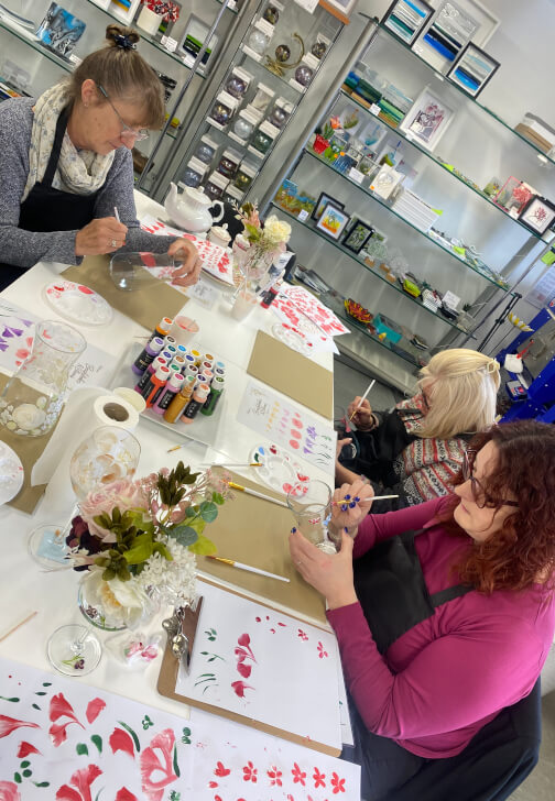 Glass Vase Painting Workshop