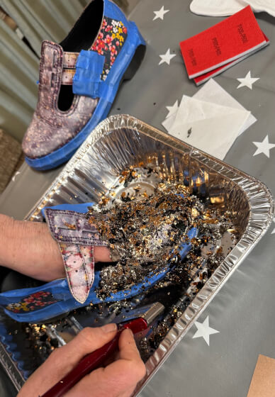 Glitter Kicks - Footwear Glow-up Workshop