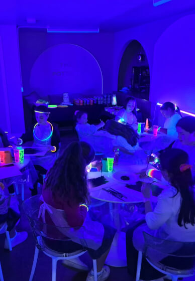 Glow in the Dark Paint Experience