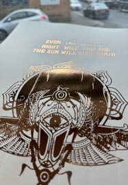 Gold Foil Screen Printing Workshop