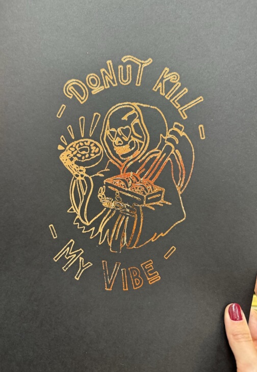 Gold Foil Screen Printing Workshop
