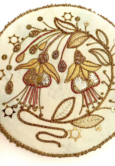Gold Work Fuchsia Workshop