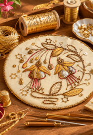 Gold Work Fuchsia Workshop