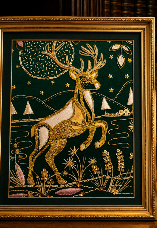 Gold Work Stag Workshop