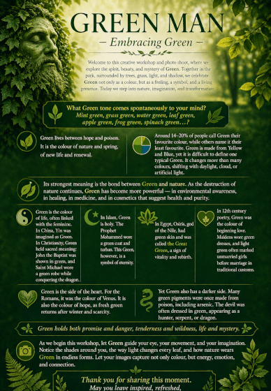 Green Man: Nature and Photography Workshop