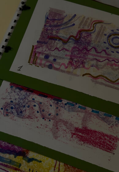 Guided Abstract Painting at Home
