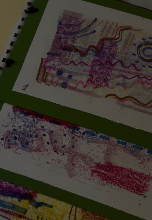 Guided Abstract Painting at Home