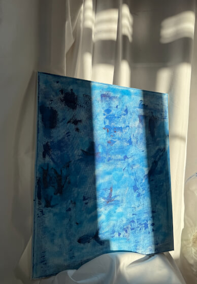 Guided Abstract Painting at Home