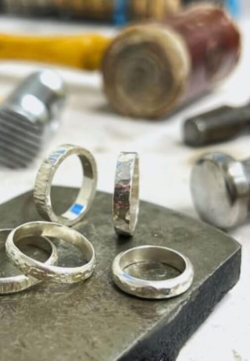 Hammered Ring Making Class