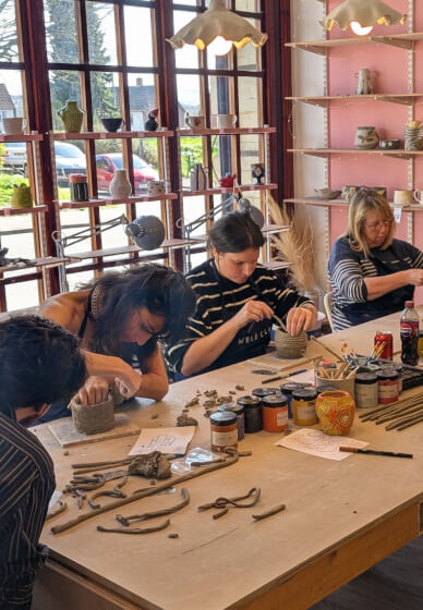 Hand Building Pottery Class: Vase