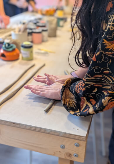 Hand Building Pottery Class: Vase