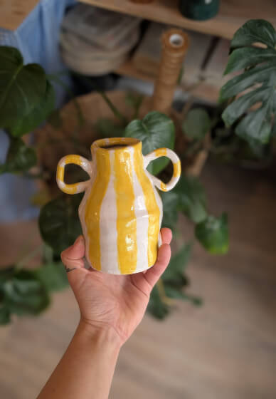 Hand Building Pottery Class: Vase