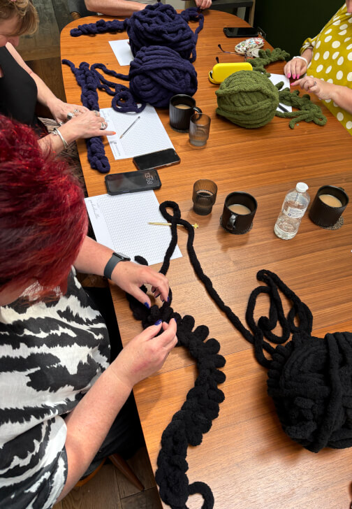 Hand Knitting Workshop: Betty Beach Bag
