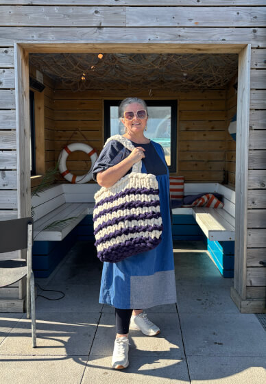 Hand Knitting Workshop: Betty Beach Bag