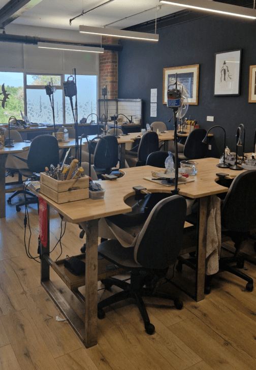 Hand Stamped Metal Jewellery Making Workshop