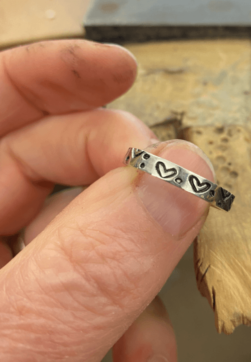 Hand Stamped Metal Jewellery Making Workshop