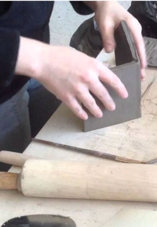 Handbuilt Ceramics: Make a Ceramic House Tealight Holder