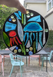 Hanging Glass Mosaic Circle Workshop
