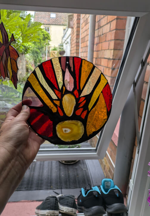 Hanging Glass Mosaic Circle Workshop