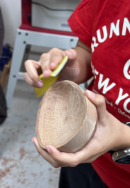 Hardwood Dish Woodcarving Class