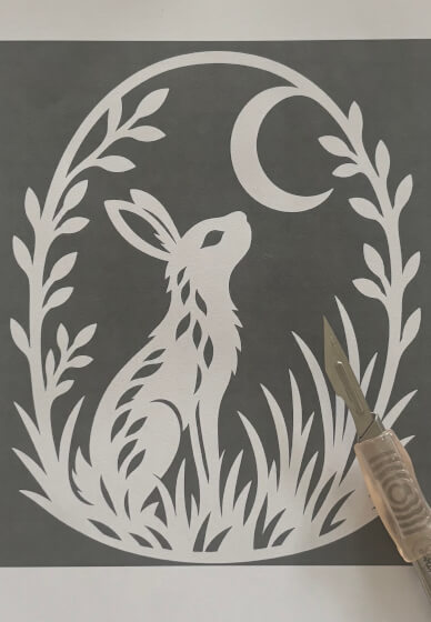 Hare Paper Cutting Workshop Suitable for Beginners