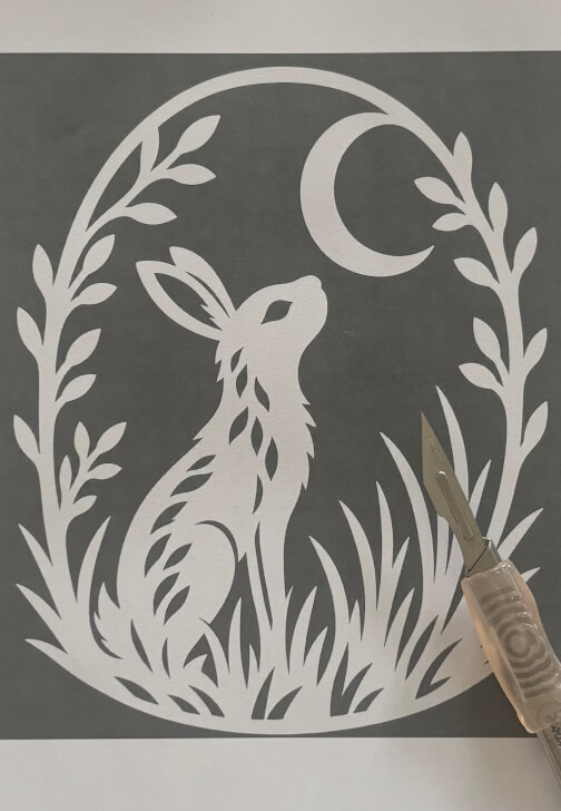 Hare Paper Cutting Workshop Suitable for Beginners