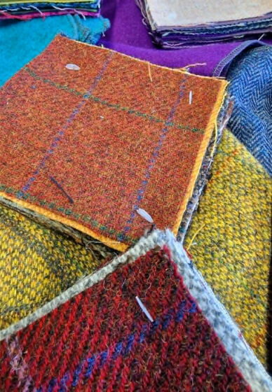 Harris Tweed Patchwork Cushion Workshop