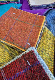Harris Tweed Patchwork Cushion Workshop