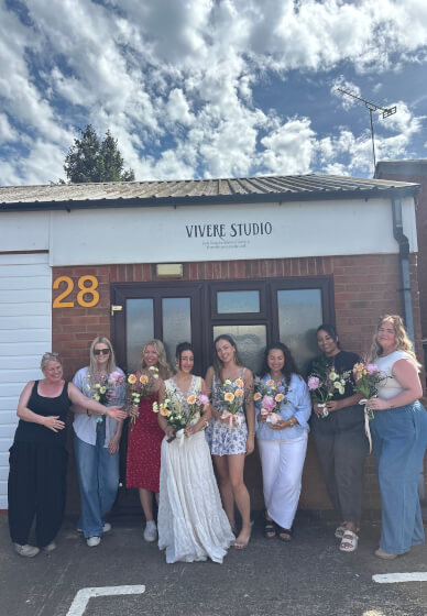 Heart Bouquet Workshop - Girls Go Miles Collab