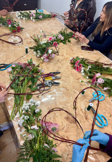 Heart Bouquet Workshop