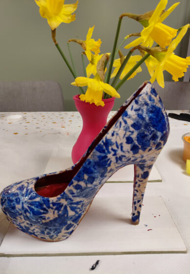 Heels and Bubbles Decoupage Workshop