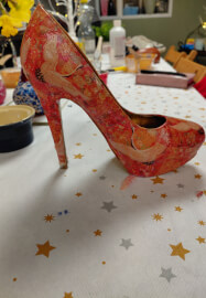 Heels and Bubbles Decoupage Workshop