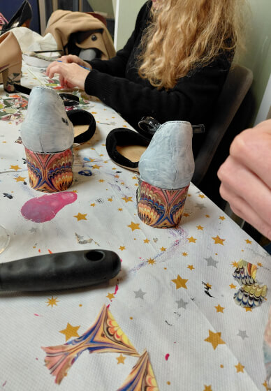Heels and Bubbles Decoupage Workshop