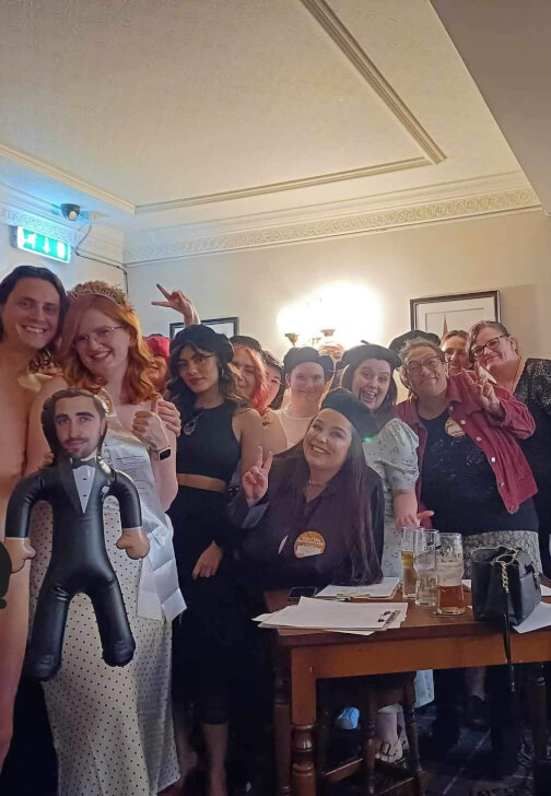 Hen Party Life Drawing Class in Oxford