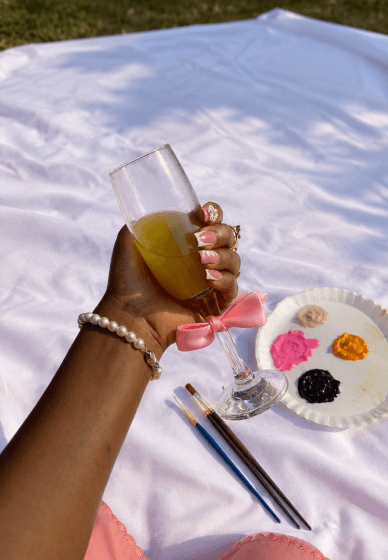 Hen Party Sip and Paint Picnic Experience