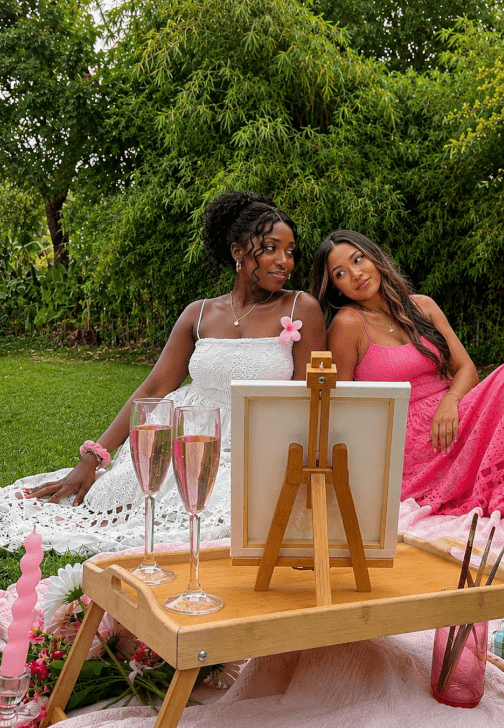 Hen Party Sip and Paint Picnic Experience