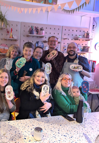 Hen Party Terrazzo Workshop