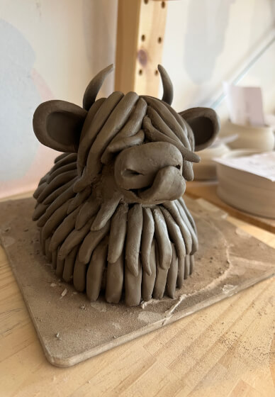 Highland Cow Sculpting Workshop