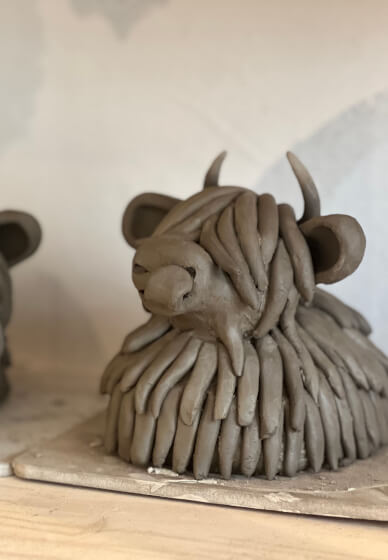 Highland Cow Sculpting Workshop