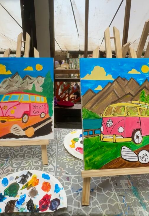 Hippy Van Painting Workshop