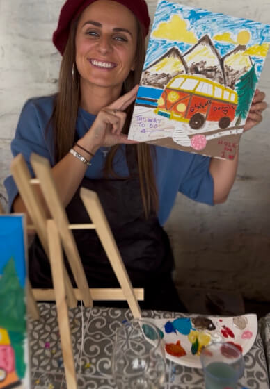Hippy Van Painting Workshop
