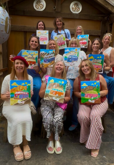 Hippy Van Painting Workshop