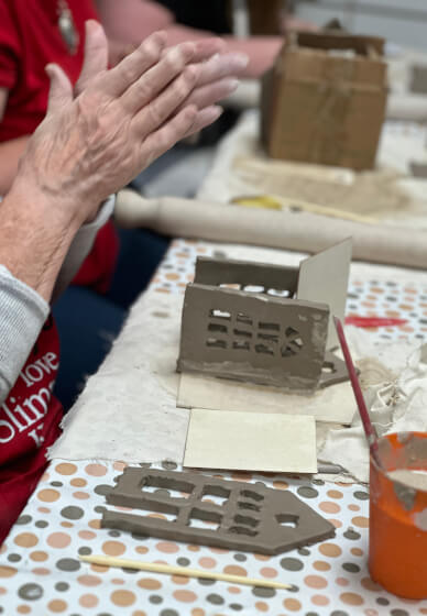 House Lantern Pottery Class