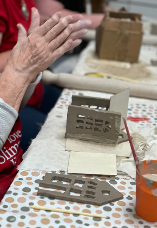House Lantern Pottery Class