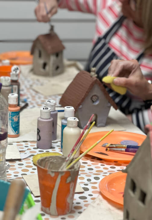 House Lantern Pottery Class