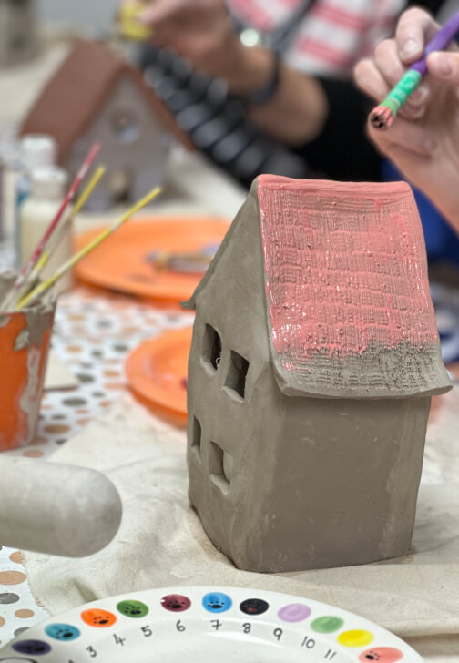 House Lantern Pottery Class