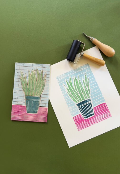 Improvers Lino Printing Workshop