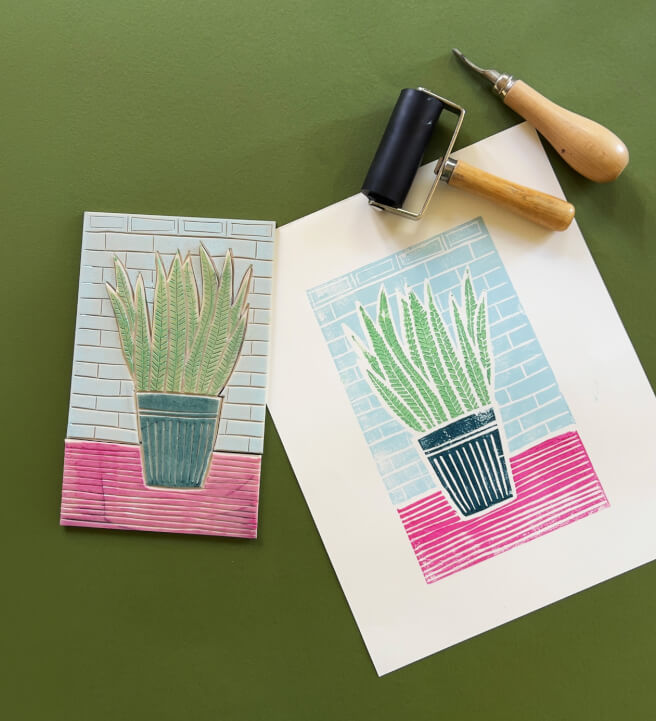 Improvers Lino Printing Workshop