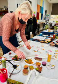 Indian Block Printing Workshop with Indian Tea and Snacks