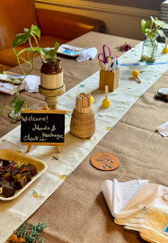 Indian Block Printing Workshop with Indian Tea and Snacks